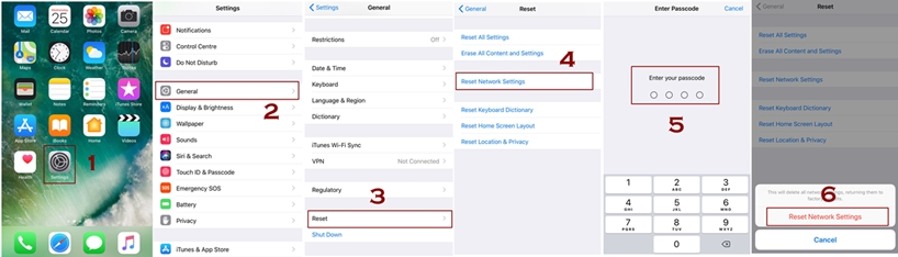 how to reset network settings in iPhone techbytex - Homepage
