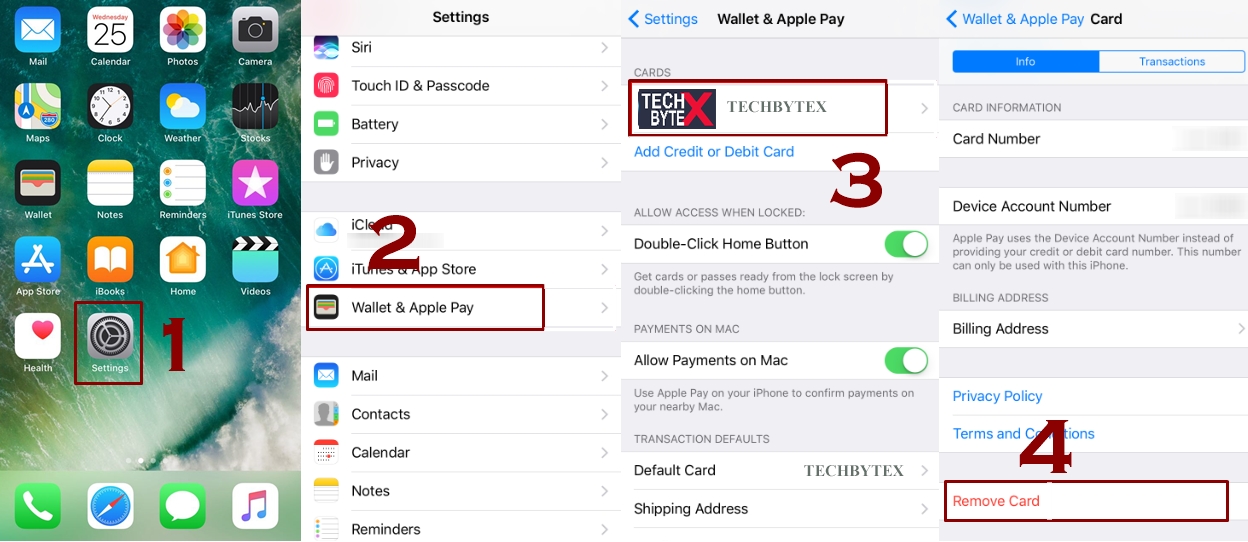 How to remove card from apple pay - Homepage