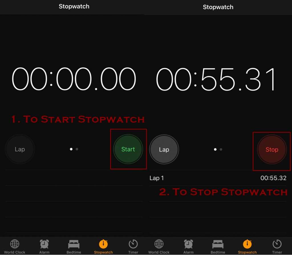 how-to-stop-stopwatch-on-iphone